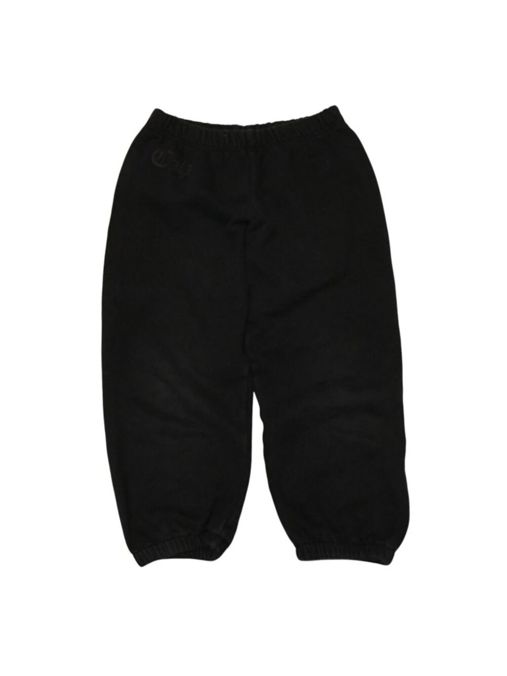 Chrome Hearts Side Logo Sweatpants Print Black Yellow Pants